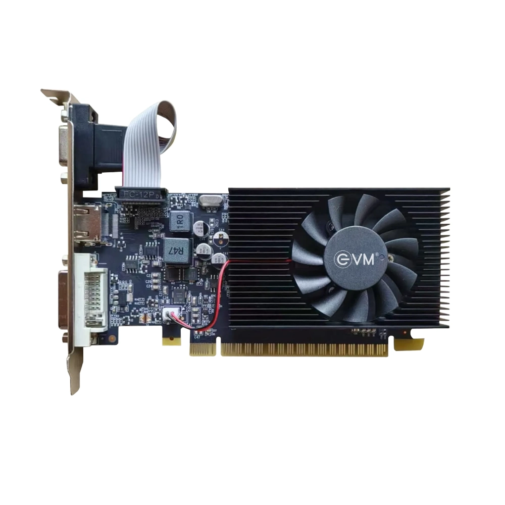 EVM Nvidia Graphic Card GT740 4GB DDR3 With HDMI, DVI, VGA Port view 2